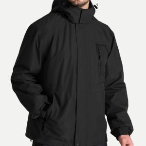 Mens Rain Jackets Waterproof with Hood Men Windbreaker Jackets Lightweight Rain Coats for Golf Fishing Hiking