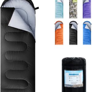 Sleeping Bags for Adults,Kids & Girls-Warm & Cold Weather Lightweight Waterproof Sleeping Bag Backpack with Compact Bag,Great for 3-4 Seasons Hiking,Camping and Outdoor