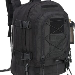 Expandable 40-64L Military Tactical Backpack 3 Day Bag Hiking Gym Sport Camping