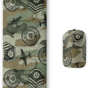 Sleeping Bag for Kids Boys Girls–Lightweight Warm Cold Weather Sleeping Bags,Waterproof Portable Sleeping Bag with Compression Sack for Camping Backpacking Outdoor Indoor